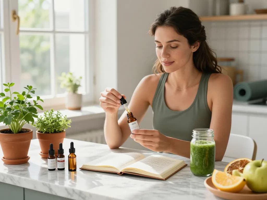 Thc vapes italia routine di benessere con olio di CBD e ingredienti naturali