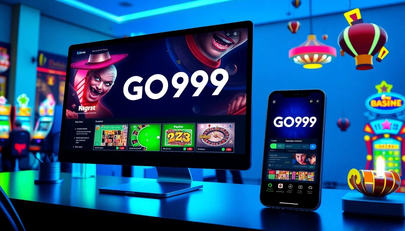 Exciting GO99 online gaming platform showcasing vibrant casino games and user engagement.