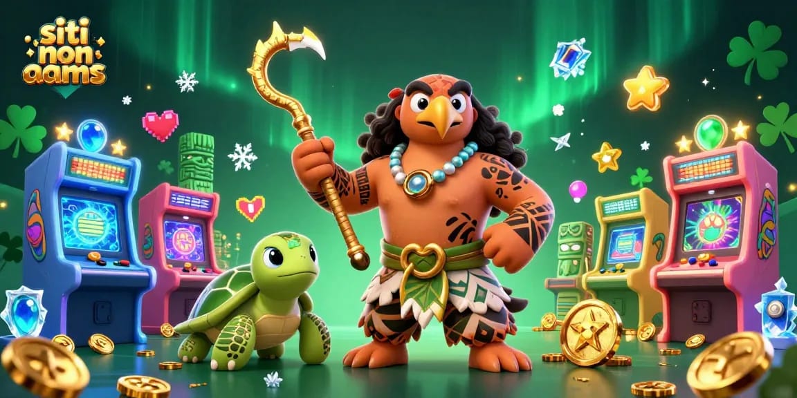 Engage with vibrant online gaming adventures at siti non aams featuring dynamic 3D characters and casino treasures.