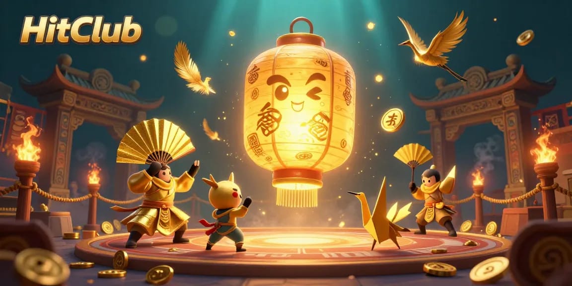 Experience the thrill of winning at HitClub with our vibrant casino illustration showcasing live action and excitement.