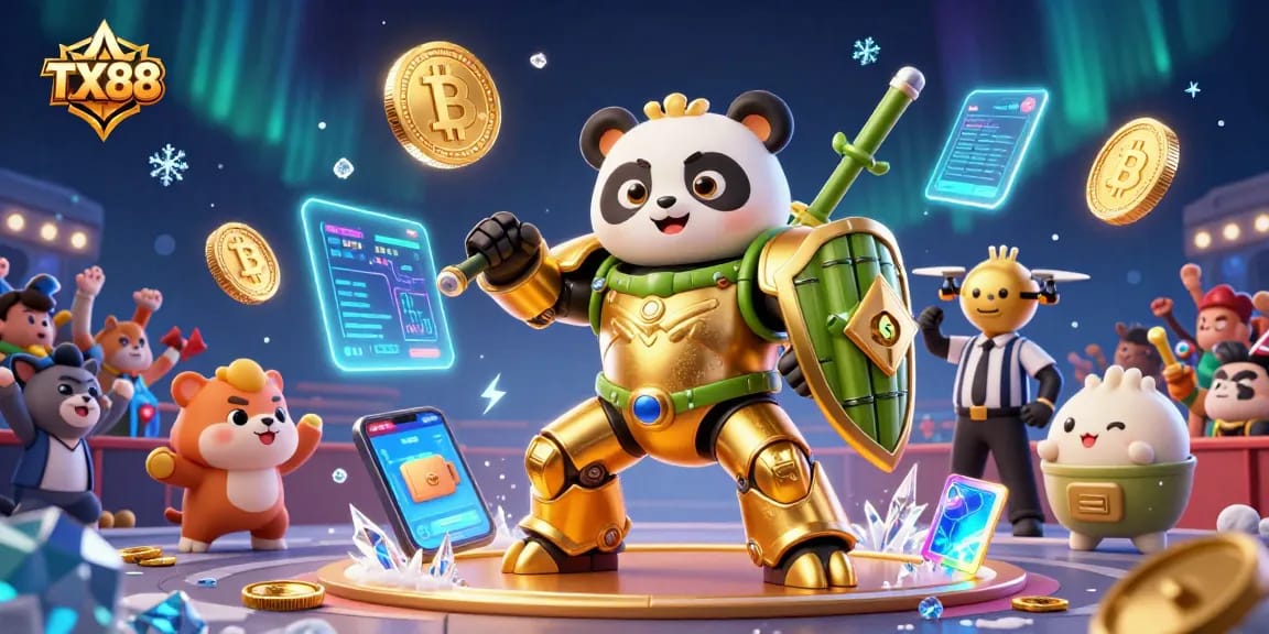 Engage in thrilling gameplay at TX88 with vibrant scenes and dynamic gambling elements.