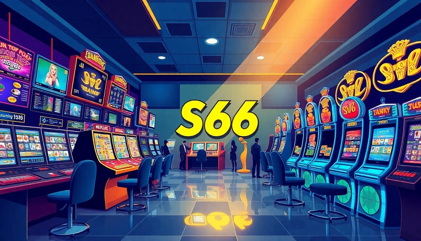 SV 66 vibrant online gaming environment showcasing diverse games and user-friendly interfaces.