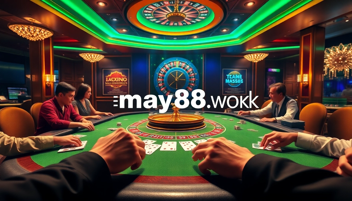 Play poker at a vibrant table while experiencing the luxury of https://may88.work/ online casinos.