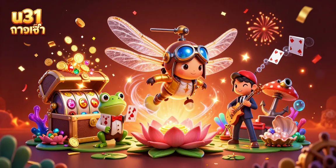 เล่นเกมสล็อต u31 slot ทางเข้า พร้อมกับคิวปิเอร์กบและดนตรีแจ๊สจากแมลงจิ้งหรีด